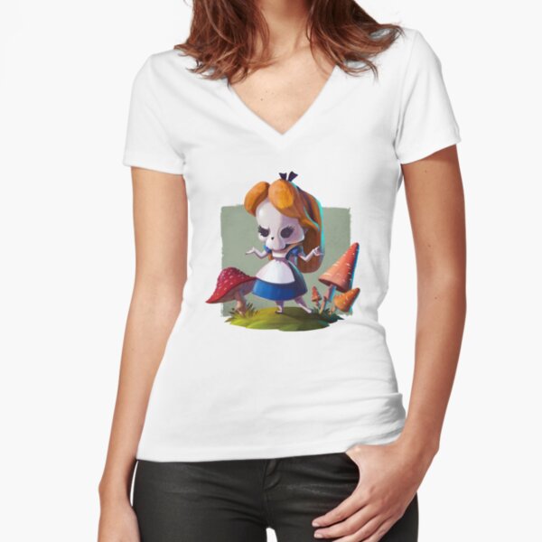 Fitted V-Neck T-Shirt