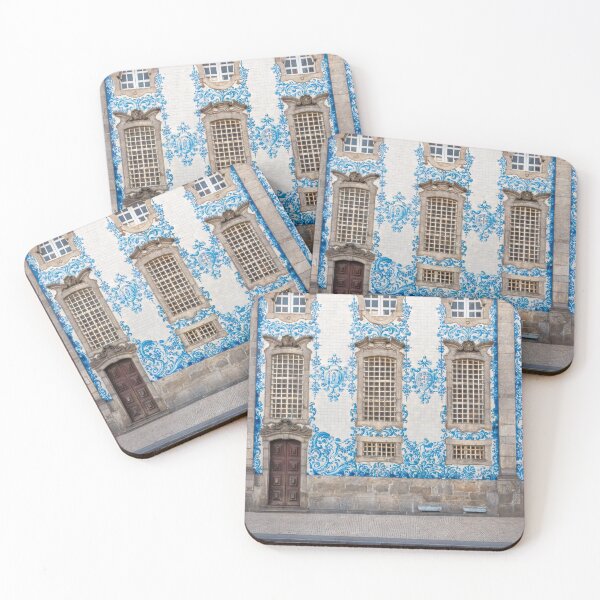 Item preview, Porto Portugal Azulejos blue wall patterns  designed and sold by Long Exposure.