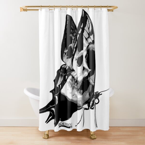 Skullerfly Shower Curtain