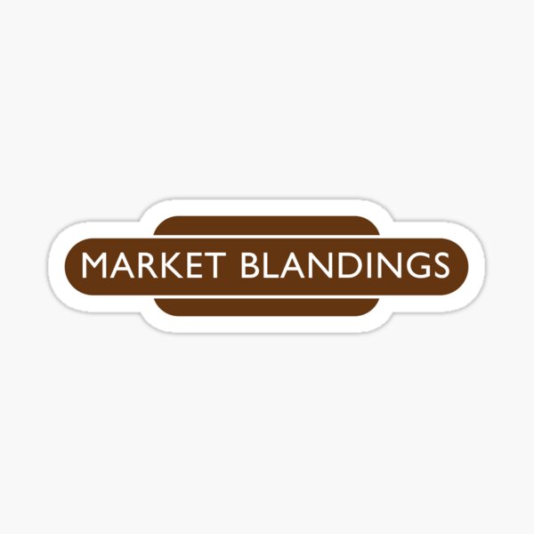 Item preview, Market Blandings Railway Station designed and sold by Off the Box.