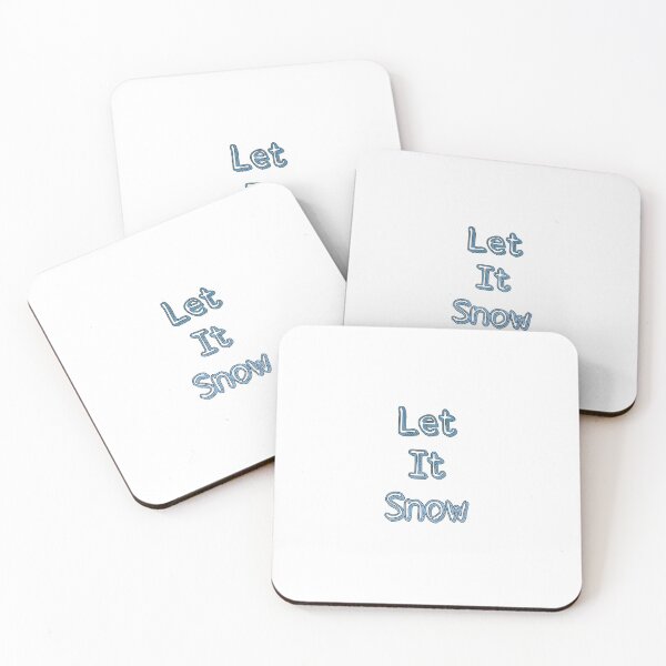 Item preview, Blue let it snow design designed and sold by goodvibstickers.