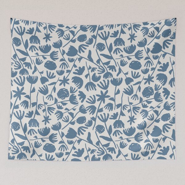 Item preview, Light Blue Floral Pattern designed and sold by Lauren Ullrich.