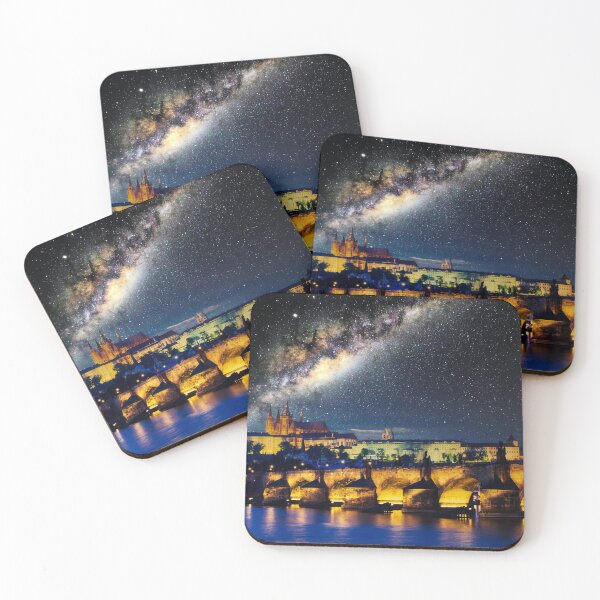 Item preview, Milky Way over Prague Castle designed and sold by dags.