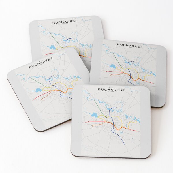 Item preview, Bucharest Transit Map designed and sold by CPTVDesign.