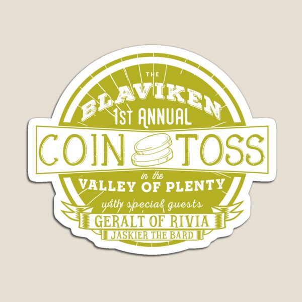 The Witcher Coin Toss Blaviken Magnet