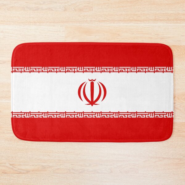 Artikelvorschau, Rote und weiße iranische Staatsflagge entworfen und verkauft von Dator.