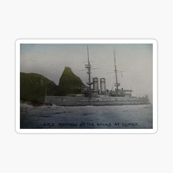 Item preview, The Wreck of HMS Montagu on Lundy Island in 1901 designed and sold by South Devon Players Theatre Company- Fundraising.