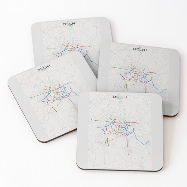 Item preview, Delhi Transit Map designed and sold by CPTVDesign.
