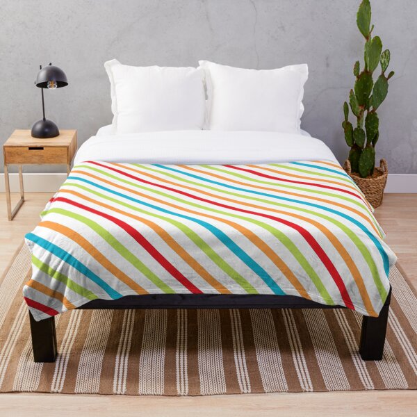 Item preview, Diagonal Rainbow Stripes designed and sold by jwillustrations.