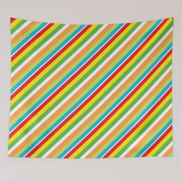 Item preview, Rainbow Fun Stripe designed and sold by jwillustrations.