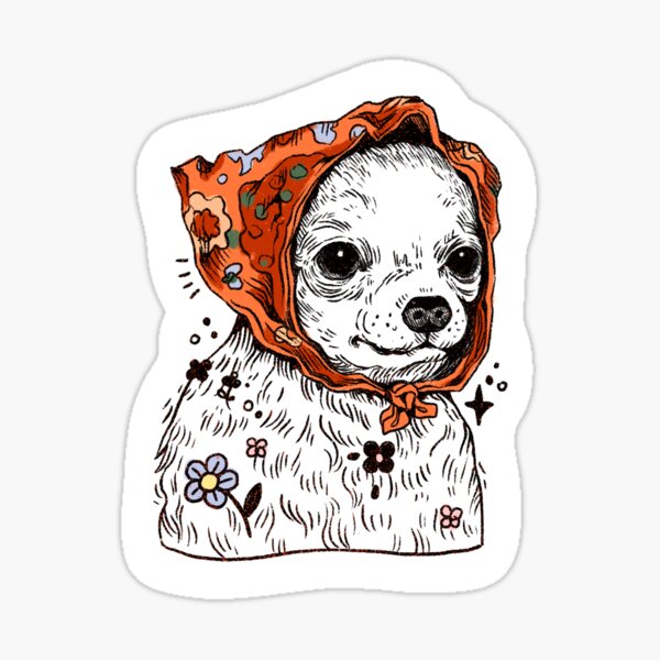 Item preview, Babushka chihuahua designed and sold by Chelsea Lau.