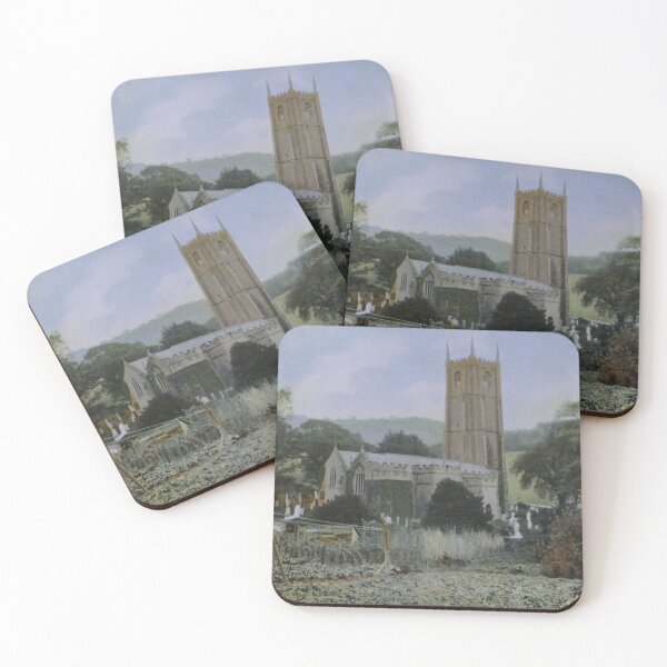 Item preview, 1904 vintage photo of Coombe Martin Church in Devon, England designed and sold by South Devon Players Theatre Company- Fundraising.