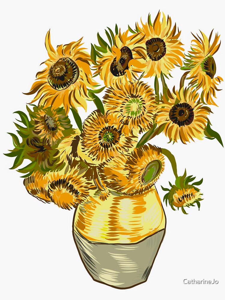 Still Life with Sunflowers by CatharineJo
