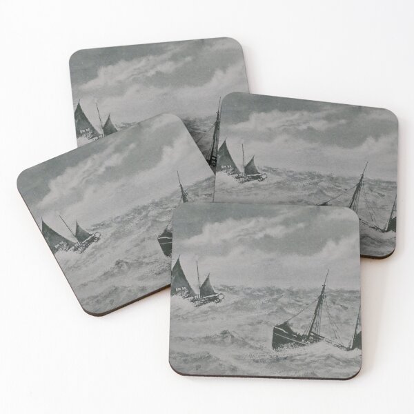 Item preview, Brixham trawlers in 1910 storm designed and sold by South Devon Players Theatre Company- Fundraising.