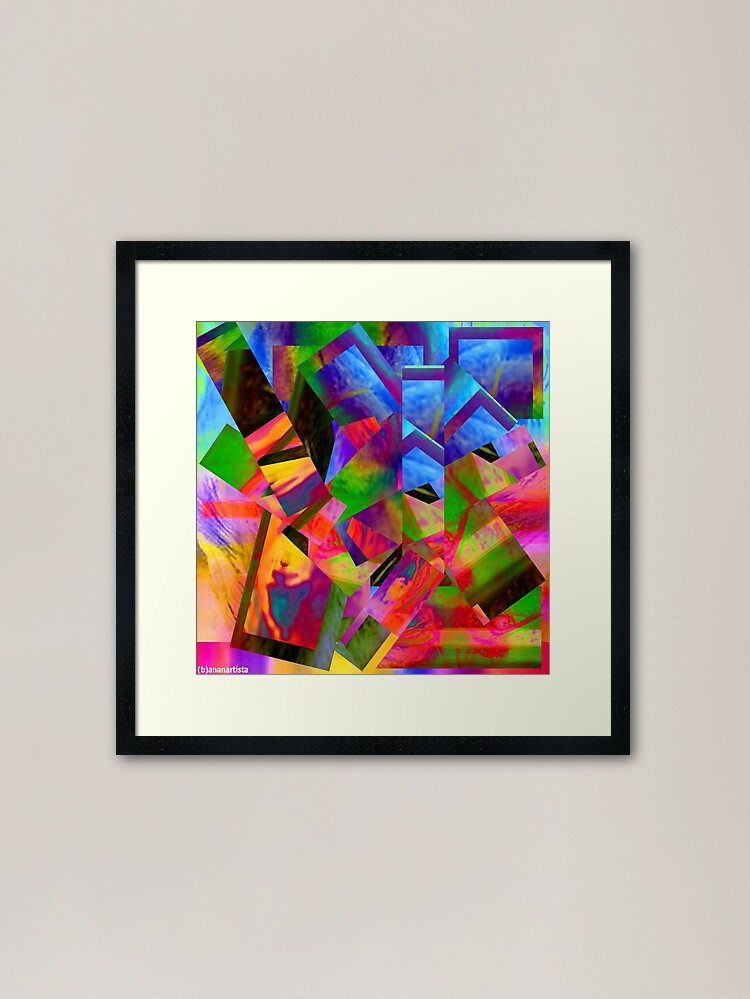 Alternate view of abstract portrait of Roman Polanski Framed Art Print