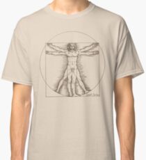 Vitruvian man by Leonardo Da Vinci Classic T-Shirt