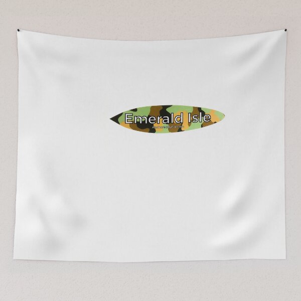 Item preview, Emerald Isle NC Camo Surfboard designed and sold by barryknauff.
