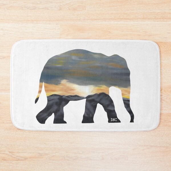 Item preview, Elephant Mountain Dawn Silhouette designed and sold by DSC Arts.