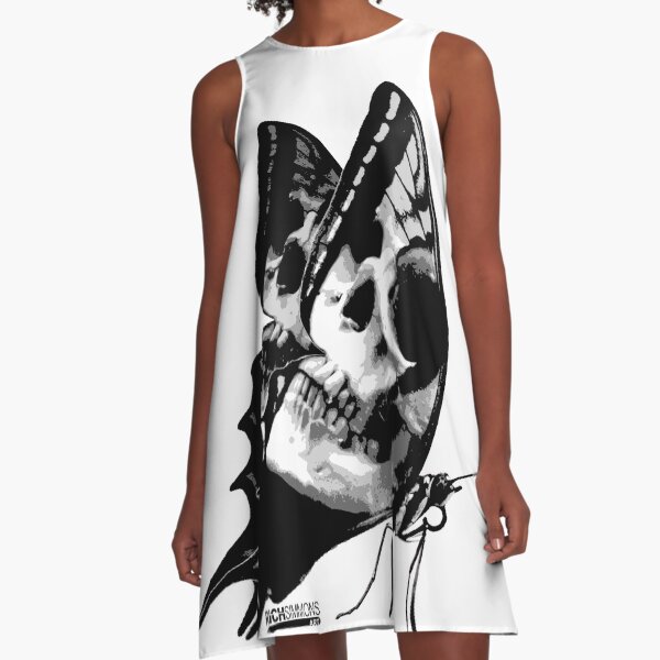 Skullerfly A-Line Dress