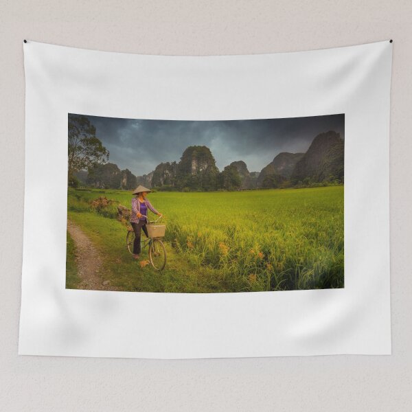 Item preview, Vietnam rural scene near Tam Coc designed and sold by dags.