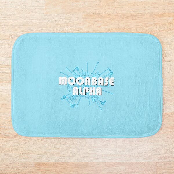 SPACE 1999 MOONBASE ALPHA+ALPHA DIAGRAM Bath Mat