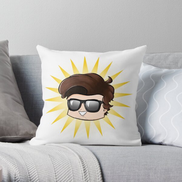 Cool Dude in the Sun Throw Pillow