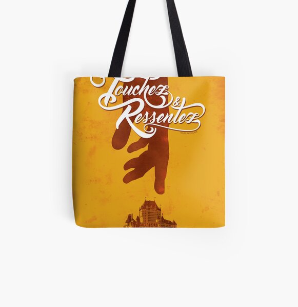 Vieux-Québec: Touchez & Ressentez Tote bag doublé