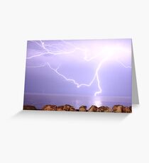 Lightning Money Shot Greeting Card