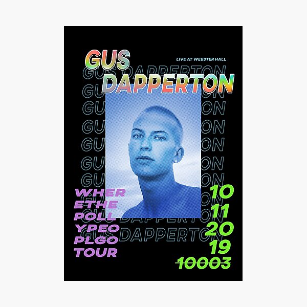 Gus Dapperton Poster Photographic Print