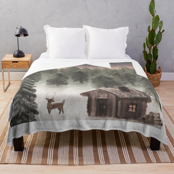Item preview, Cabin & Deer designed and sold by Illustrated Word, Co..