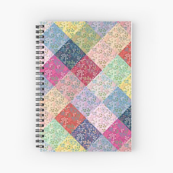 Under the Fairy Quilt In Diamonds by Tea with Xanthe Spiral Notebook