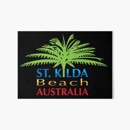 Vintage Travel Poster Saint Kilda Melbourne Australia Canvas Art Print 10X8/"