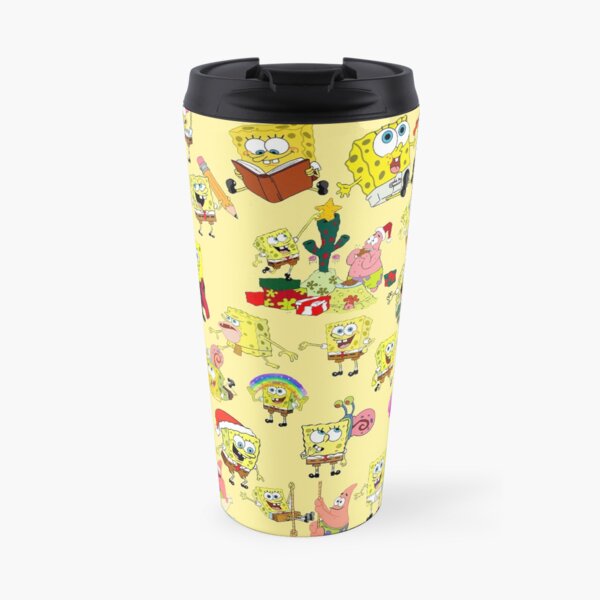 SpongeBob Schwammkopf Collage Kaffee-Thermobecher
