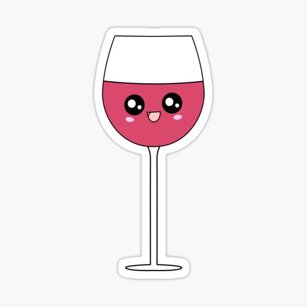 Cute Wine Glass Greeting Card for Sale by --Iris