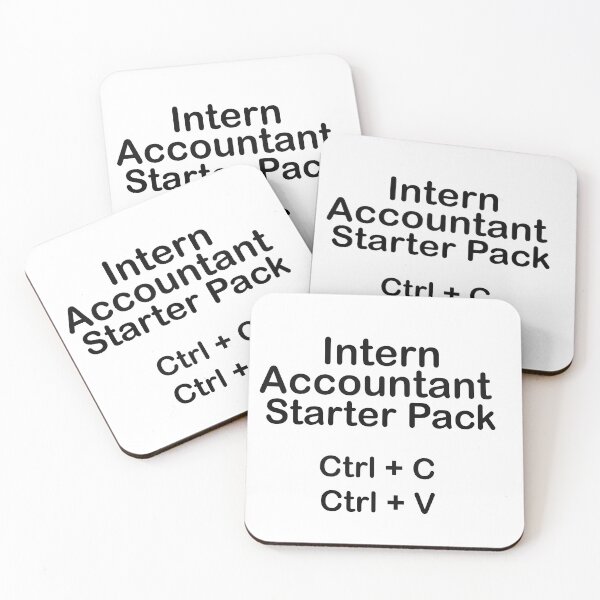 Item preview, Intern accountant starter pack designed and sold by rgsblo.