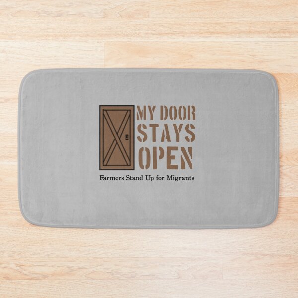 Item preview, My Door Stays Open to Migrants designed and sold by LochNestFarm.