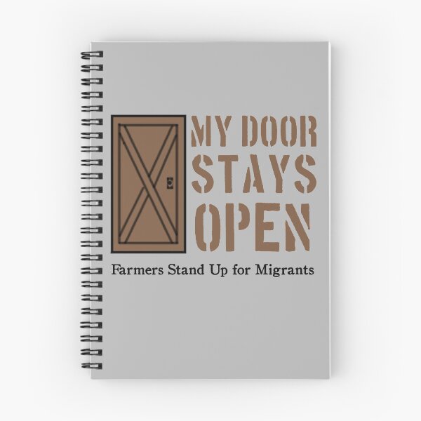 Item preview, My Door Stays Open to Migrants designed and sold by LochNestFarm.