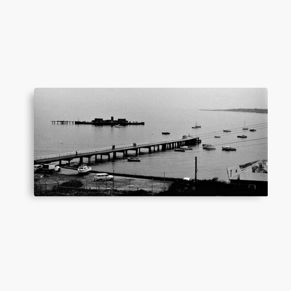 HMVS Cerberus - Half Moon Bay, Black Rock Canvas Print