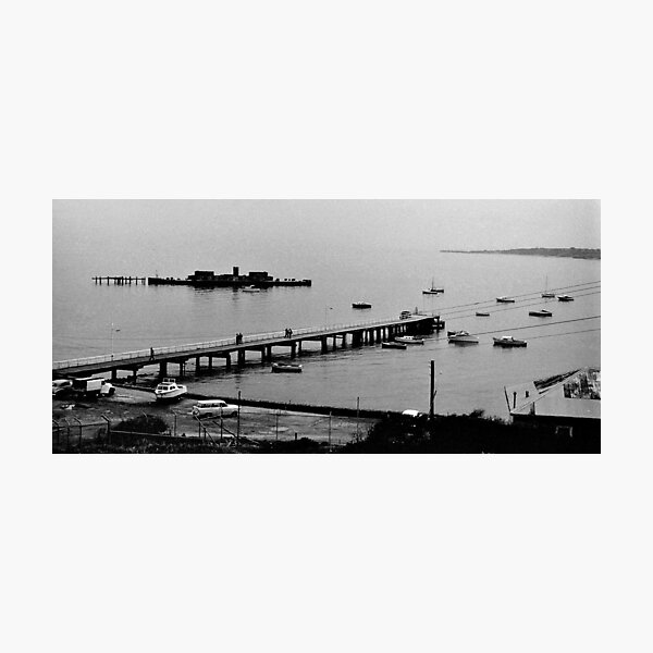 HMVS Cerberus - Half Moon Bay, Black Rock Photographic Print