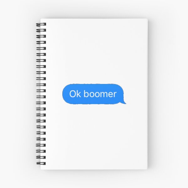 Item preview, ok boomer text bubble sticker designed and sold by puamelia22.