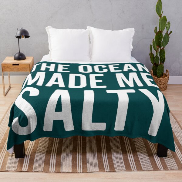 Item preview, Ocean Made Me Salty Funny Quote designed and sold by quarantine81.