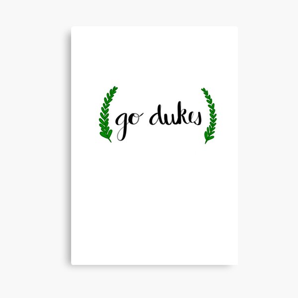 Go Dukes JMU Canvas Print