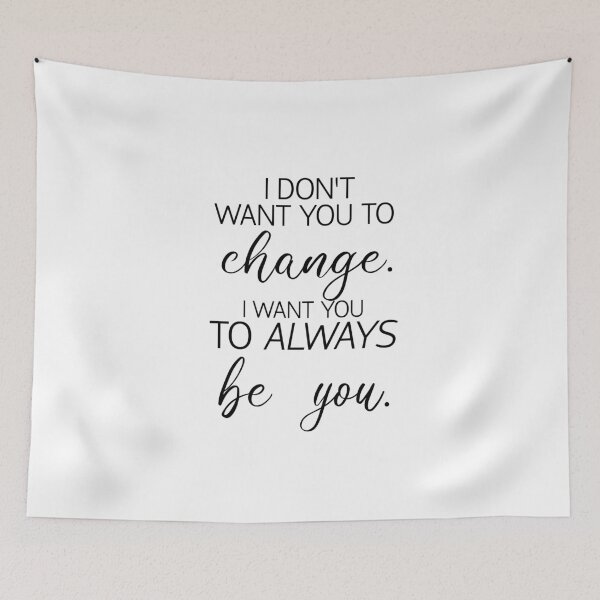 Item preview, Merlin-Inspired "I Don't Want You to Change" designed and sold by mulberrydragon.