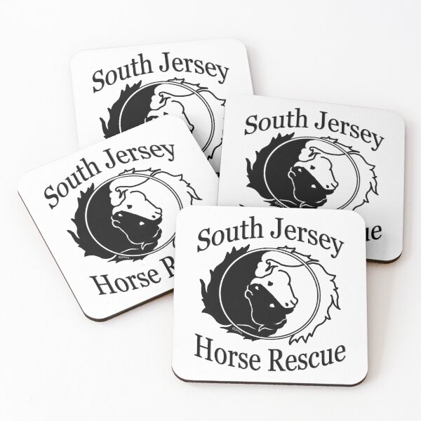 Item preview, South Jersey Horse Rescue Logo - Black & White designed and sold by SJHorseRescue.