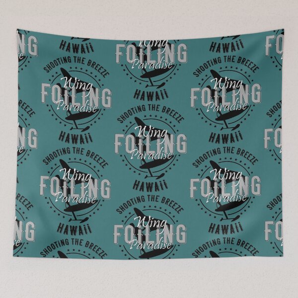 Item preview, Wing Foiling paradise Hawaii designed and sold by bluehair.