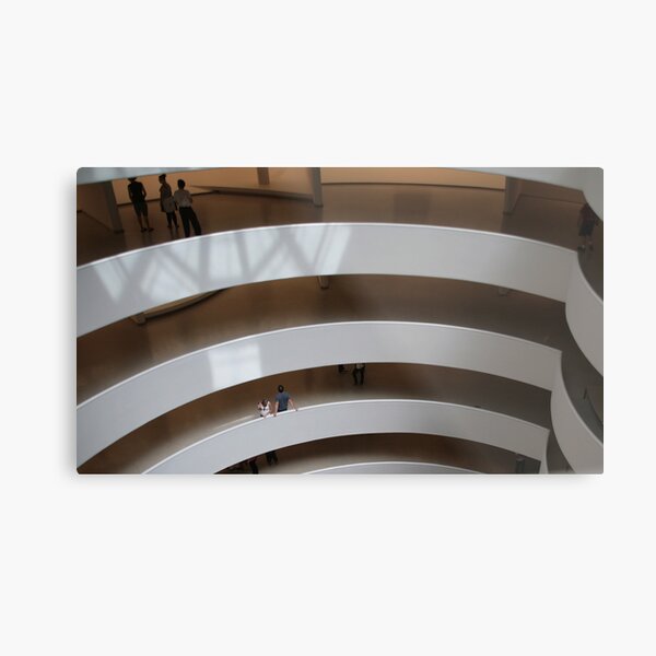 Interior, Guggenheim Museum, New York, USA Metal Print