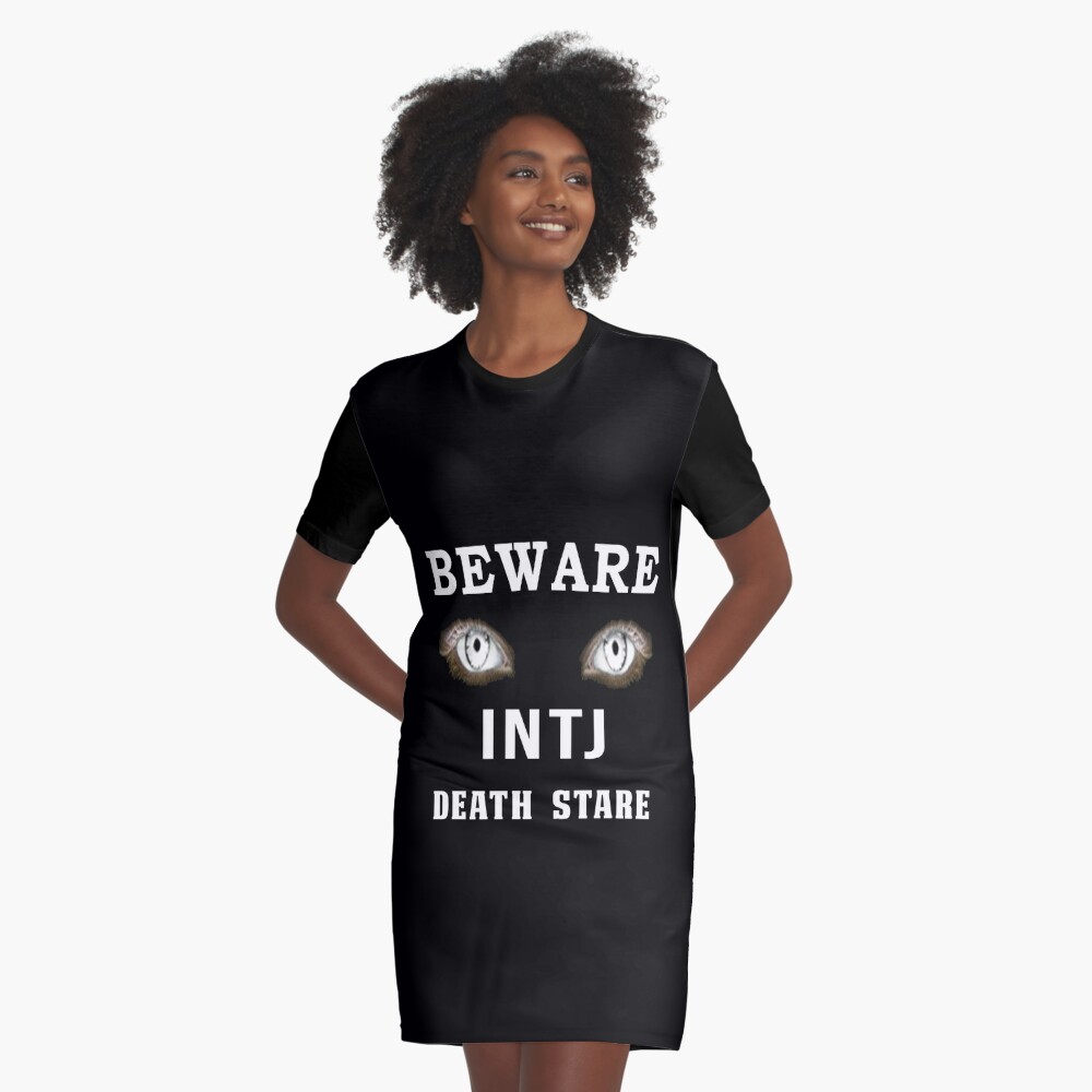 Beware INTJ Death Stare Art Board Print for Sale by frigamribe88