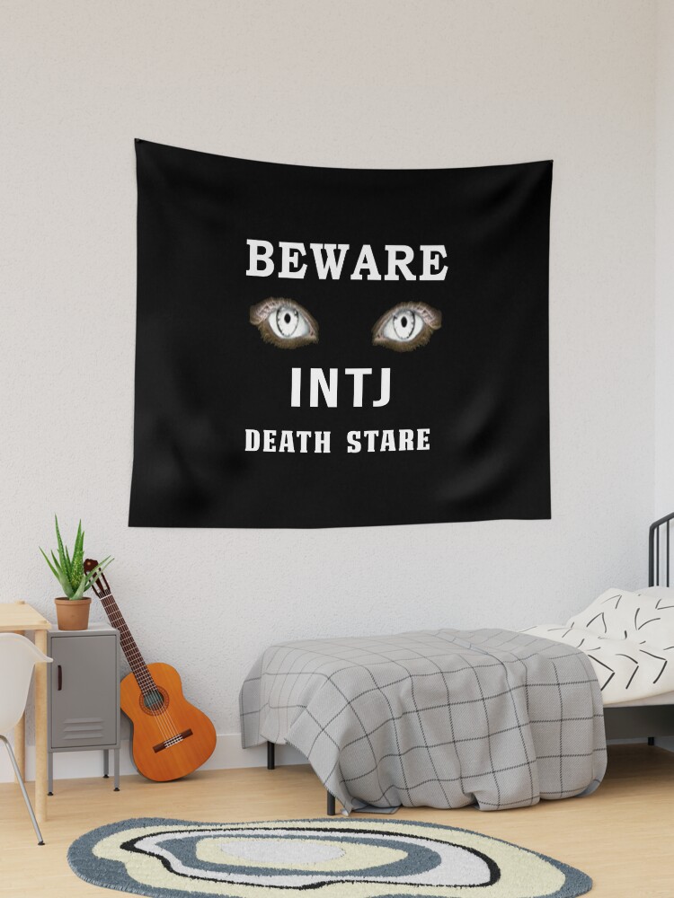 Beware INTJ Death Stare Art Board Print for Sale by frigamribe88