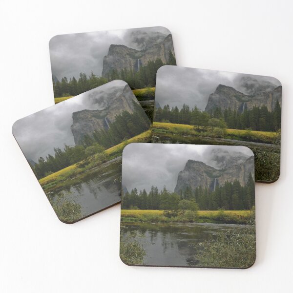 Item preview,  BRIDALVEIL FALLS  IN THE RAIN ~ YOSEMITE designed and sold by Elaine Bawden.