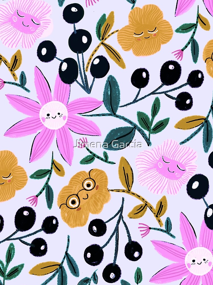 Happy delightful flower garden by Jime-Creates